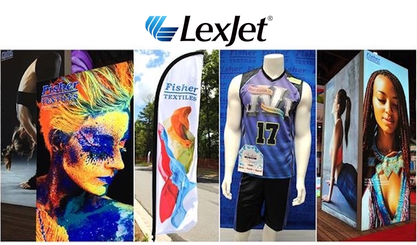 LexJet to be exclusive distributor for Fisher Textiles wide format dye-sublimation fabrics