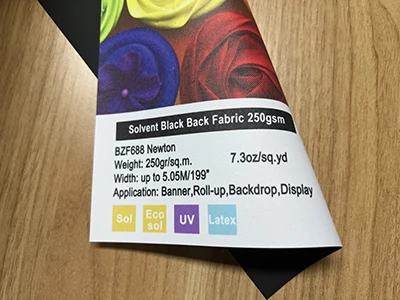 Ekolojik-sòlvan Nwa Do Tekstil 250gsm